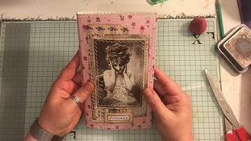 Lets make : #2 A travelers notebook insert junk journal style #travelersnotebookinsert