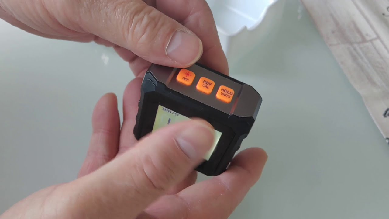 Digitaler Neigungsmesser Winkelmesser Laser Wasserwaage 3 in 1 magnetisch, Gute Kalibrierung und Prä