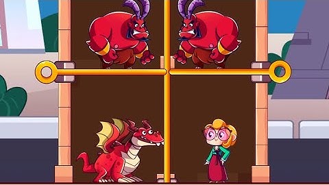 Save Her Pin/ Gameplay Level Solution Pull The Pin Android iOS (Levels 331-337)