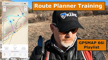 Garmin GPSMAP 66i Route Planner Training