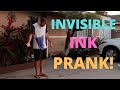 INVISIBLE INK PRANK ON BOYFRIEND!