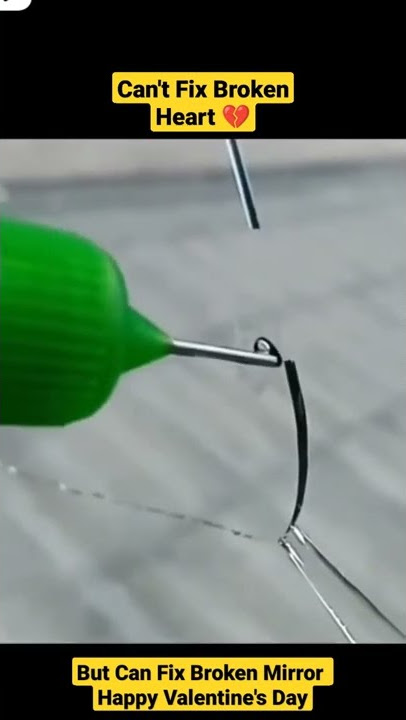 Fix Broken Mirror #shorts  #valentine #amazing #technology