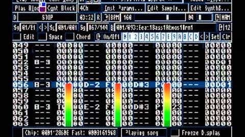 Tune Upload 02 : Created using OctaMED on Amiga 1200 in mid 1990s