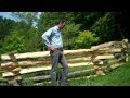 Making Split Rail Fence from Ash by Van Wagner Making Split Rail Fence from Ash by Van Wagner