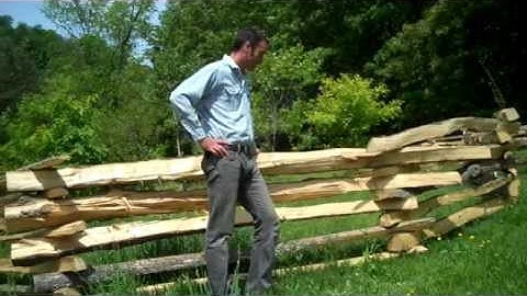 Making Split Rail Fence from Ash by Van Wagner