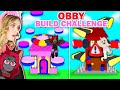 Sanna vs moody obby build challenge in adopt me  roblox