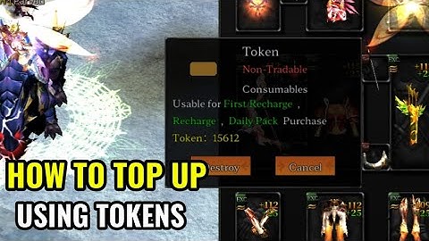 MU NEW DAWN | HOW TO TOP UP USING TOKENS