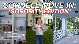 MOVING INTO MY CORNELL SORORITY HOUSE | college movein vlog (sophomore year)