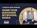 3bhk luxury interiors mahagun mywoods noida by woodofa interiors  home tour