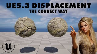 Unreal Engine 5.3 Displacement Tessellation Tutorial - THE CORRECT WAY! #unrealengine5