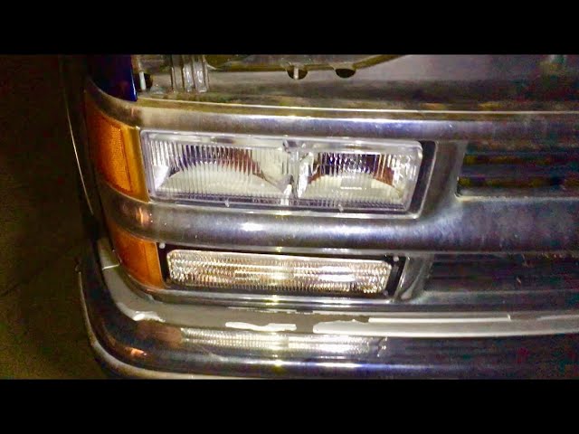 How To Adjust Headlights on a GM Truck class=