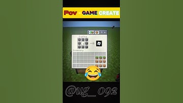 CREATE GAME ON ☠️ MINECRAFT CRAFTING TABLE🤯#minecraft#viral😲#trending#shorts#creategame🥵