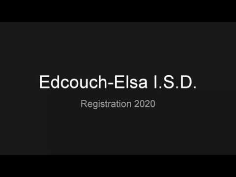 Edcouch-Elsa PSA Online Registration Video 2020