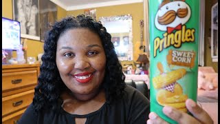 New SWEET CORN Pringles! - Food Review