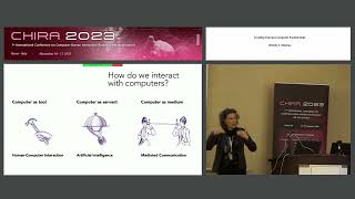 Creating Human-Computer Partnerships Prof. Wendy E. Mackay Chira 2023