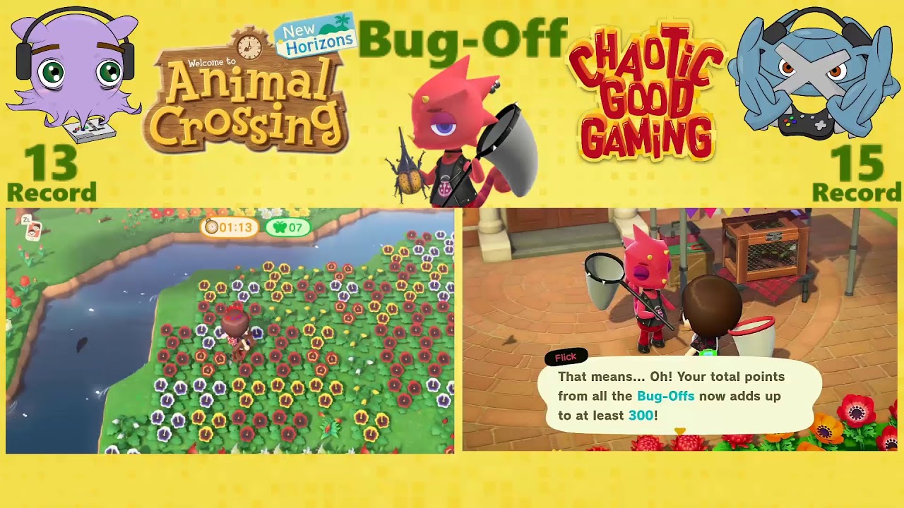 BUG OFF EVENT! Animal Crossing New Horizons - Bug Catching Rivals ...