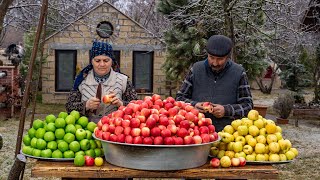 Preserve Three Kinds Apples for a Pastry Baking