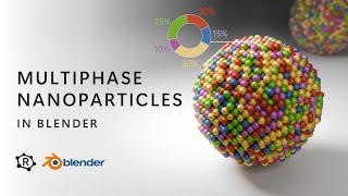 Multiphase Nanoparticles in Blender @ryomizutagraphics