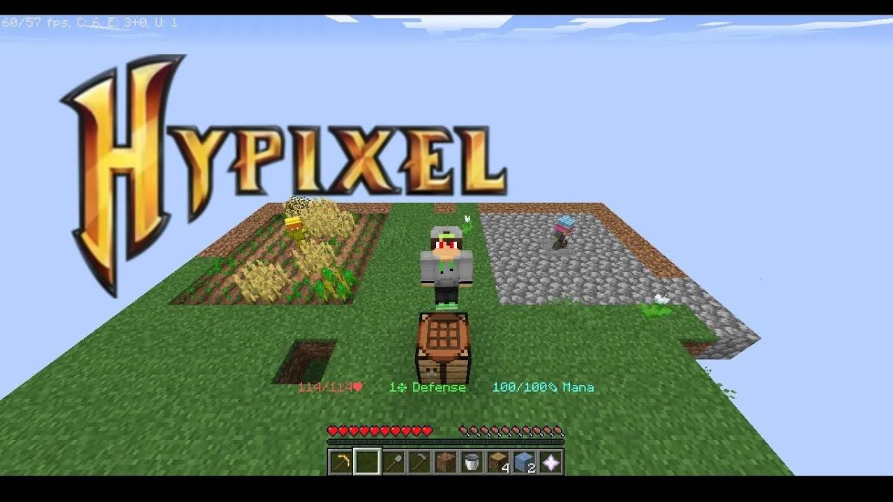 Minecraft Hypixel Like Fakepixel | Farming ONLY | Part 1 - YouTube