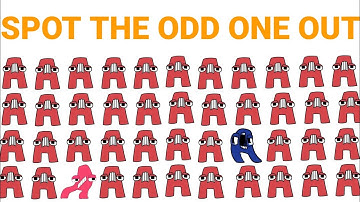 Find ODD ALPHABET LORE ONE OUT? #2 | How Good Are Your Eyes? Spot the difference Alphabet Lore Quiz