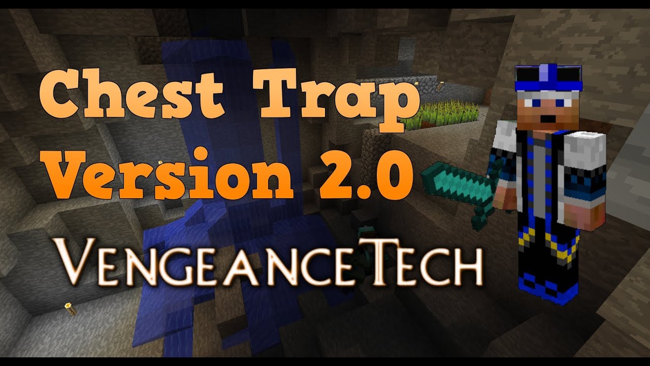 Chest Trap Version 2 VengeanceTech Minecraft Tutorial