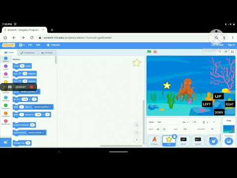 2 part of making a chasing game in scratch for Android. - YouTube