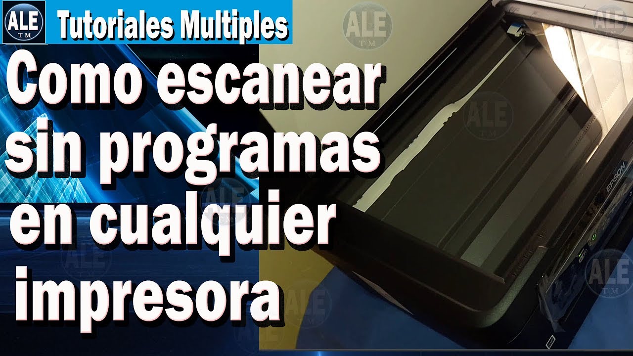 Como escanear en una impresora hp