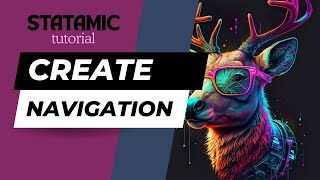 6 Create Navigation - Laravel Statamic Tutorial