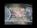 2011 VW Touareg Fuel Consumption Test