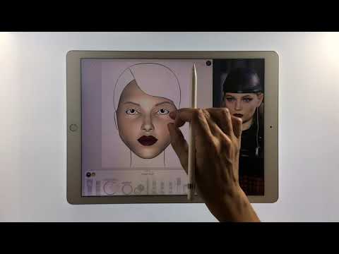 Fast Digital makeup sketch