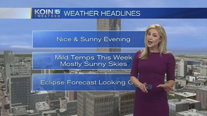 4pm Tuesday Evening Forecast KOIN 6 News August 15, 2017