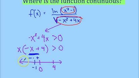 Determining Continuity