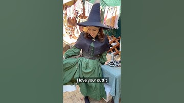 don’t show up as a witch to a Renaissance party 😬 ft. @laurendoescosplay