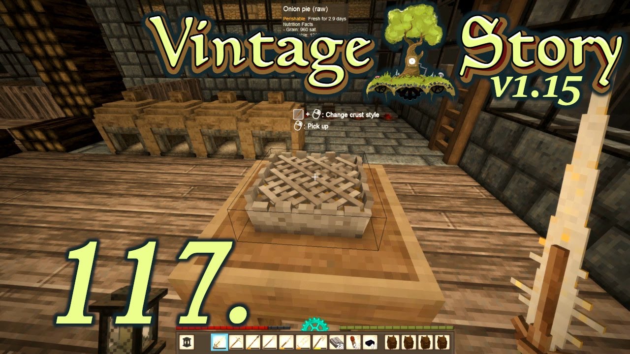 Baking Pies 😊 - Let's Play Vintage Story 1.15 Part 117 - Winter Season - YouTube