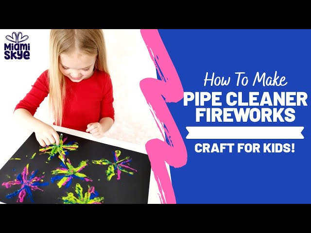 How to Make a Sparkling Pipe Cleaner Fireworks Ring - DIY & Crafts