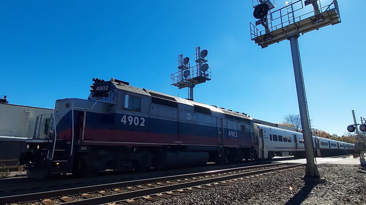 Day two trains at Ramsey, NJ with the NJT Aqua Track Spray Train