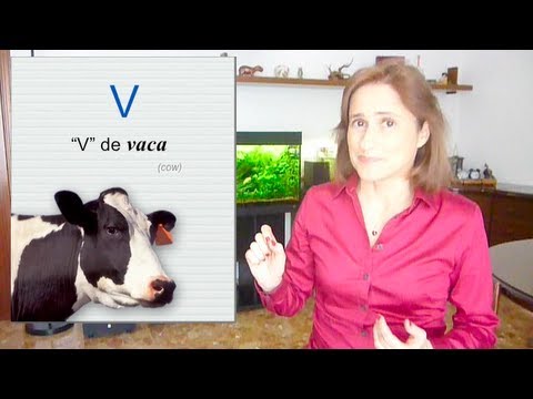 Spanish pronunciation: B & V