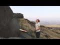 Two Minutes of Sunset Bouldering at West Nab