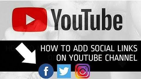 How to add social links to YouTube channel on Android (without pc)