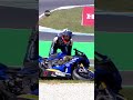Superbike race leader CRASHES OUT! #shorts  #motorsportaustralia @ASBK-Superbikes