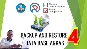 HOW TO BACKUP AND RESTORE ARKAS 4 DATABASE