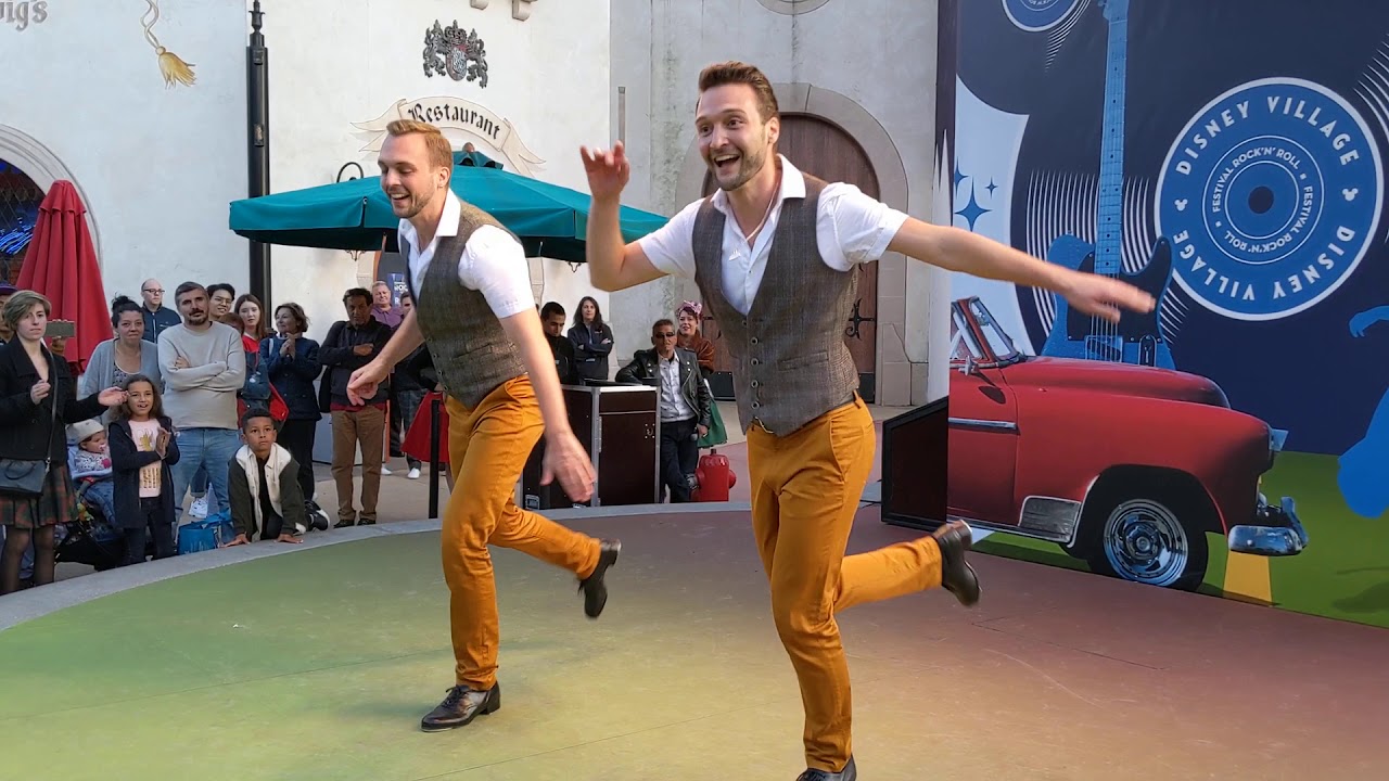 Duo Dorel and Costel SURBECK - Tap Dance - Disneyland Paris Rock'n'roll Festival 2019