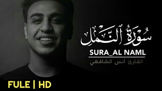 A touching recitation and an amazing voice | Surat An-Naml ~ Reciter Anas Al-Shafi’i .