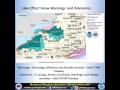 Lake Effect Snow Jan. 17-19, 2016 Central NY Briefing