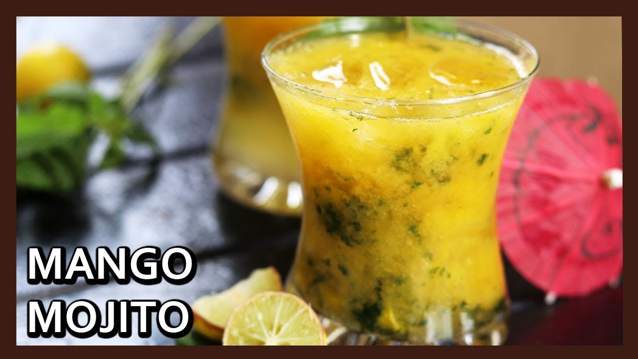 Virgin Mango Mojito Recipe | Easy Summer Drink | How to make Perfect Mango Mojito | Healthy Kadai