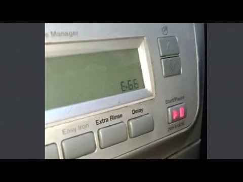 حل عطل E66فى غسالات زانوسى عطل 68و64و61و62و69و91و92و93و64