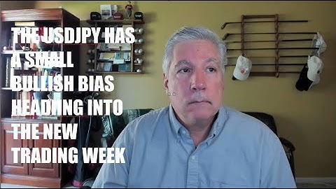 USDJPY: The USDJPY has a small bullish bias heading into the new trading week