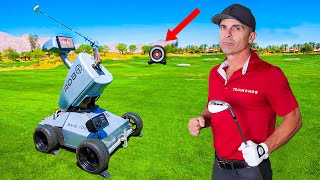 INSANE Wedge CHALLENGE vs Golf ROBOT! screenshot 3