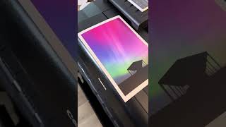 Professional photographer - Jack Lodge reacts to his aurora photos, printed on his Canon PRO-2100