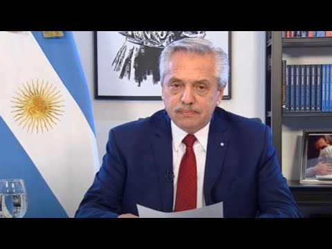 CADENA NACIONAL - Mensaje del Presidente de la Nación.